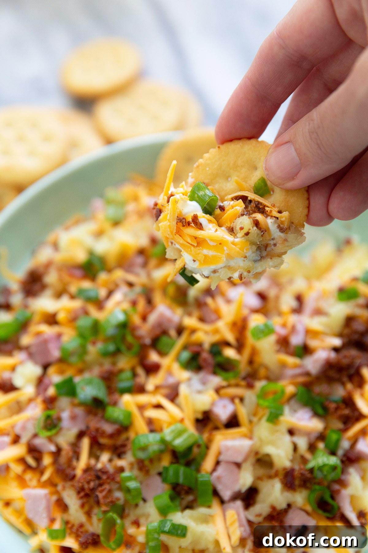 Hawaiian Dip with Crackers