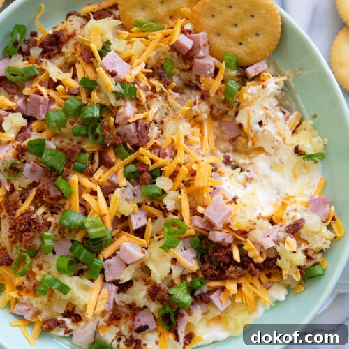 Hawaiian Dip with Pineapple and Ham