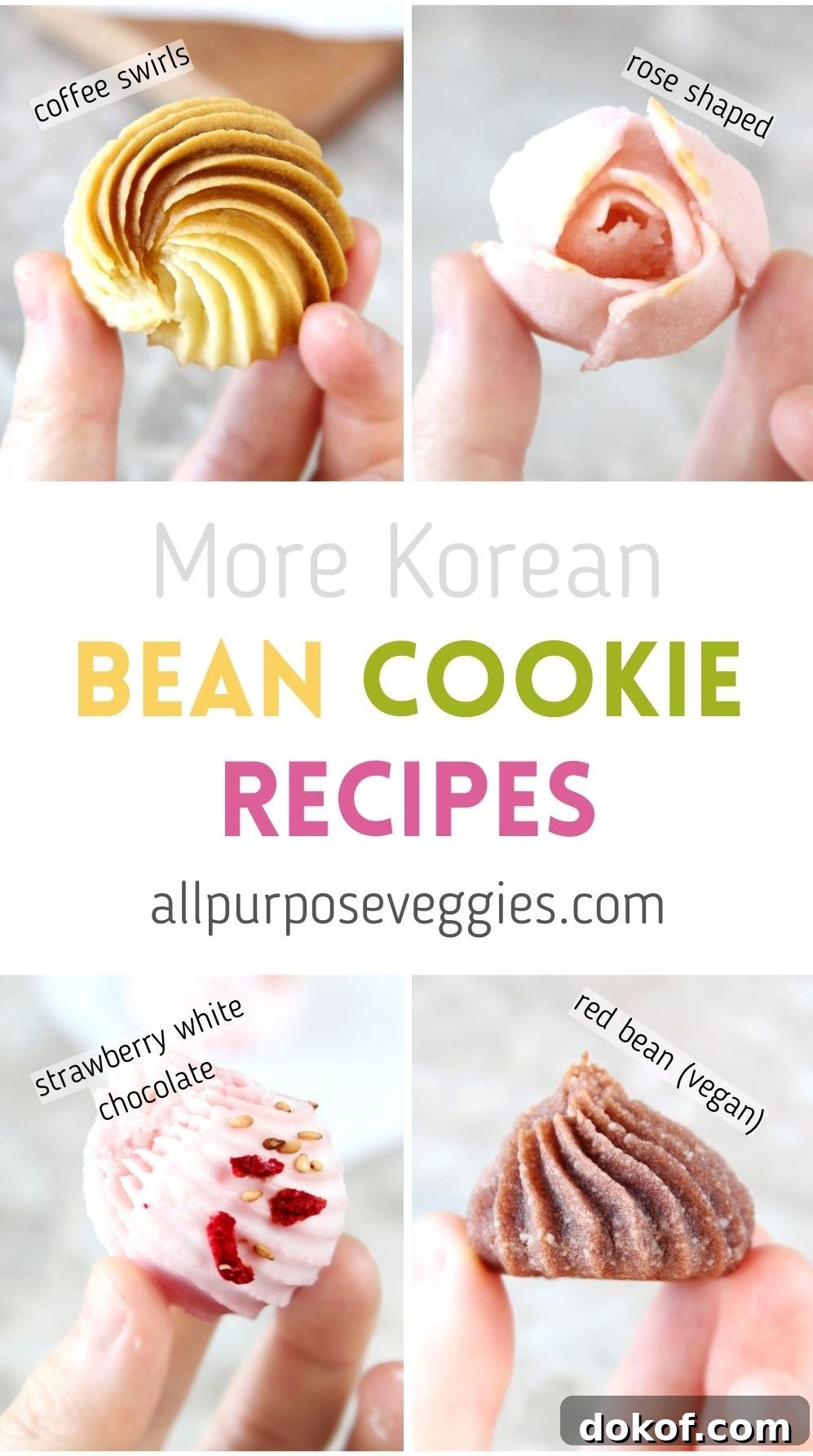 Gluten-Free Korean White Bean Paste Cookies (Sangtugwaja) 18 korean sangtugwaja cookie collection