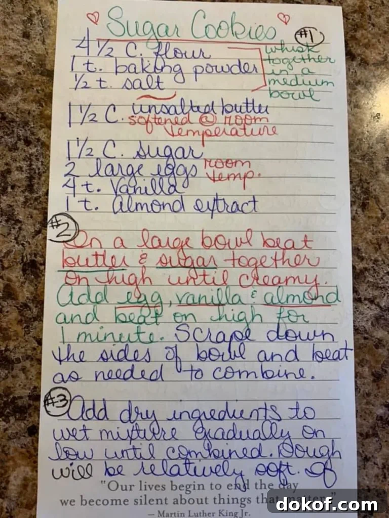 Valentine's sugar cookies recipe