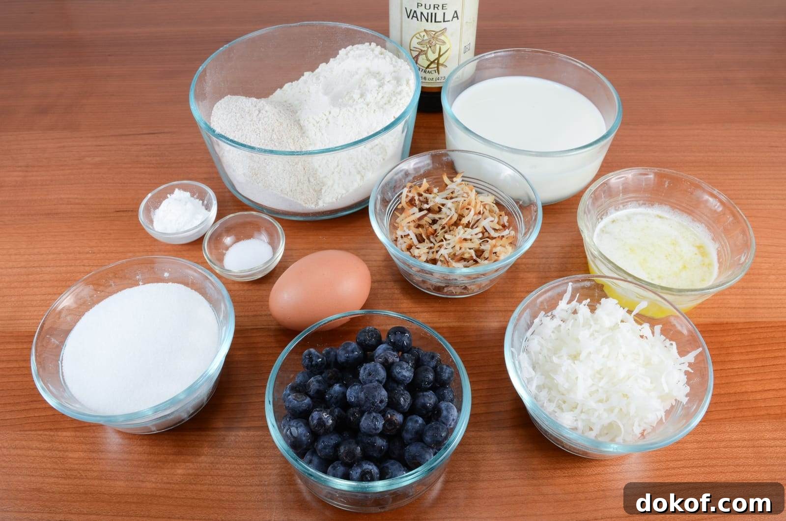 Toasted Coconut Blueberry Muffins with Crisp Coconut Topping 3 Toasted Coconut and Blueberry Muffins