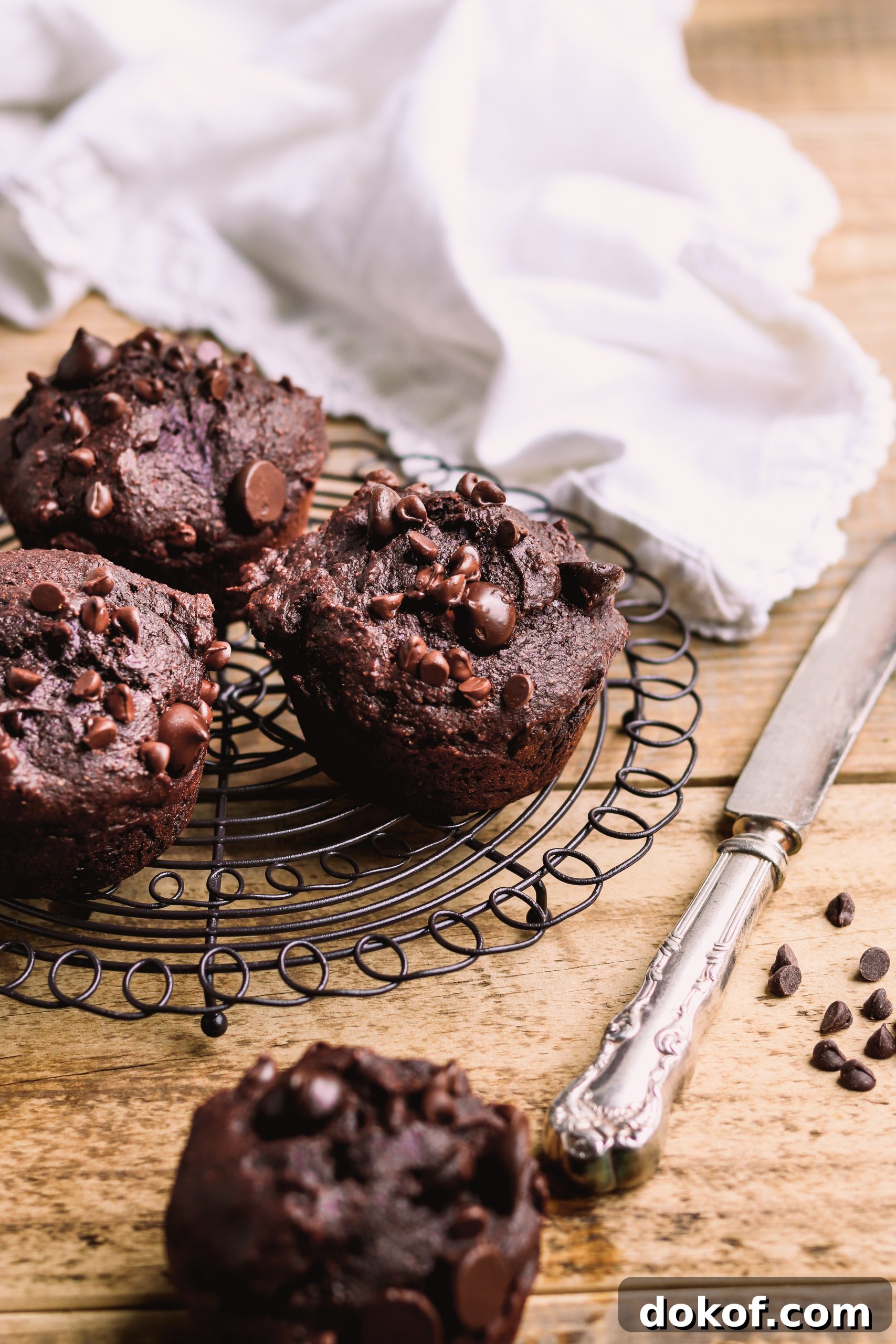 Moist Chocolate Sweet Potato Muffins Recipe 2 Chocolate Sweet Potato Muffins
