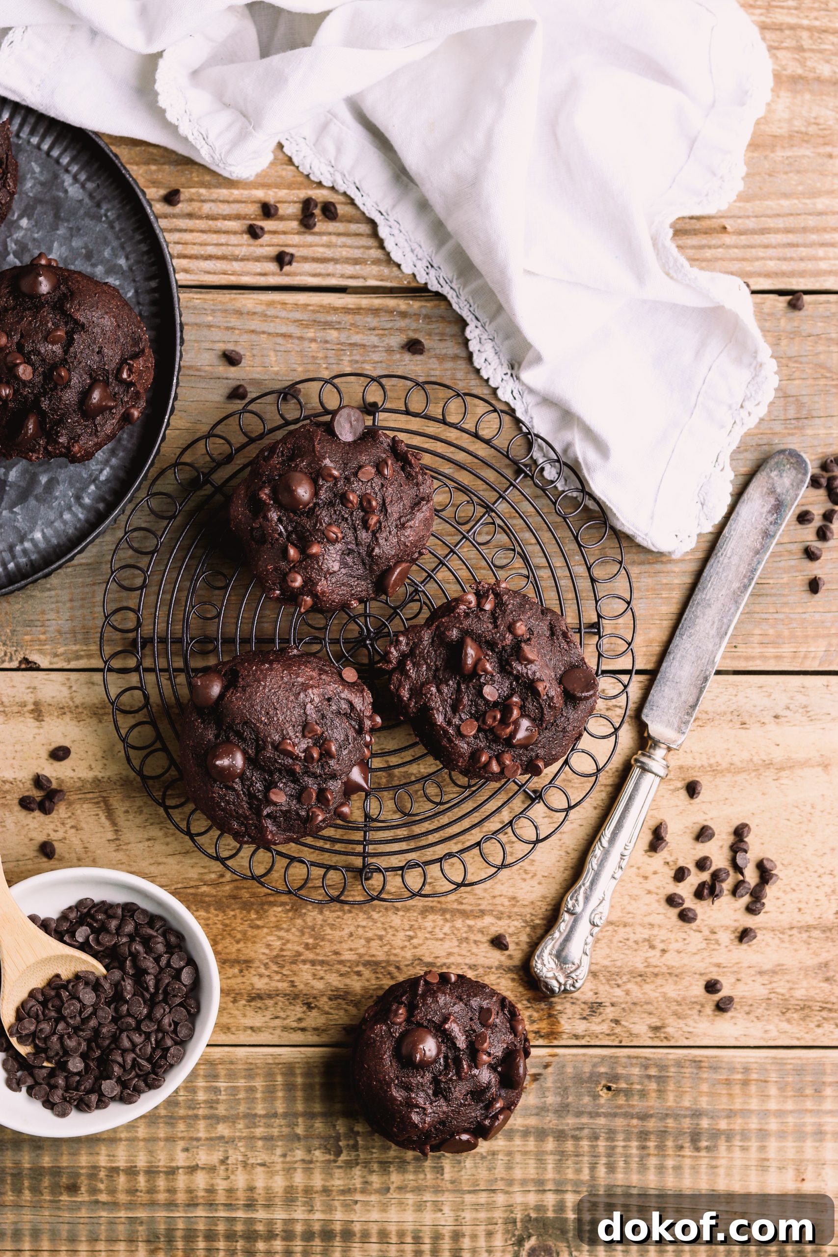 Moist Chocolate Sweet Potato Muffins Recipe 5 Chocolate Sweet Potato Muffins