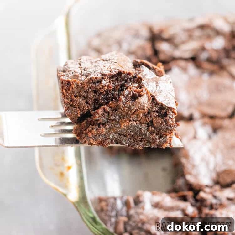 spatula lifting up one of the espresso brownies