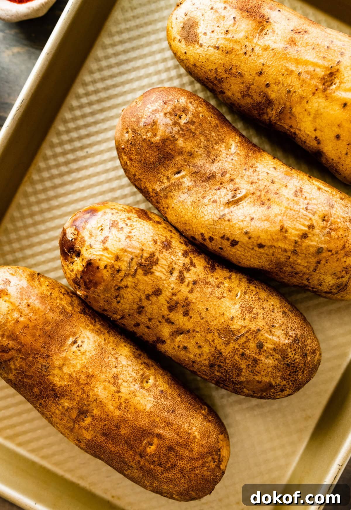 potatoes after baking