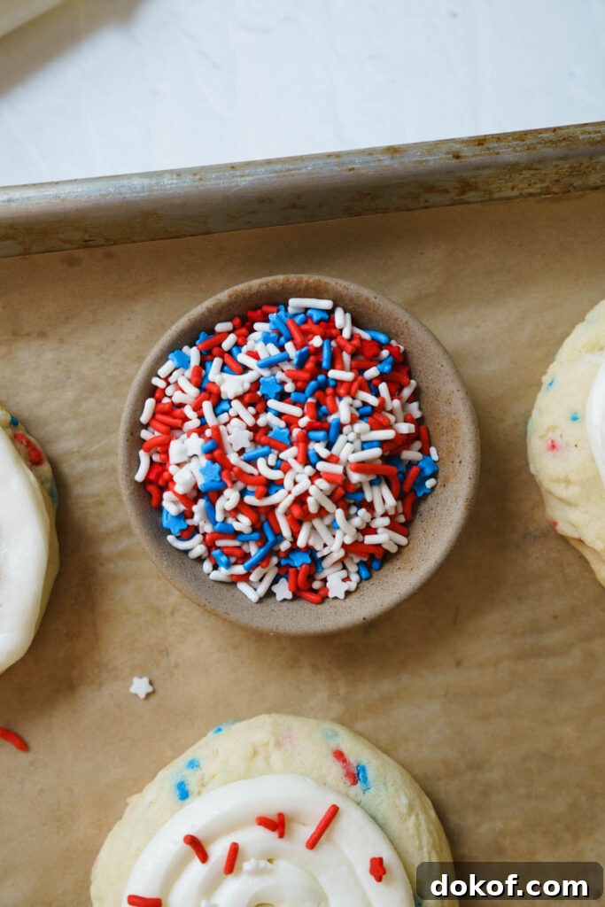 Frosted cookie stack