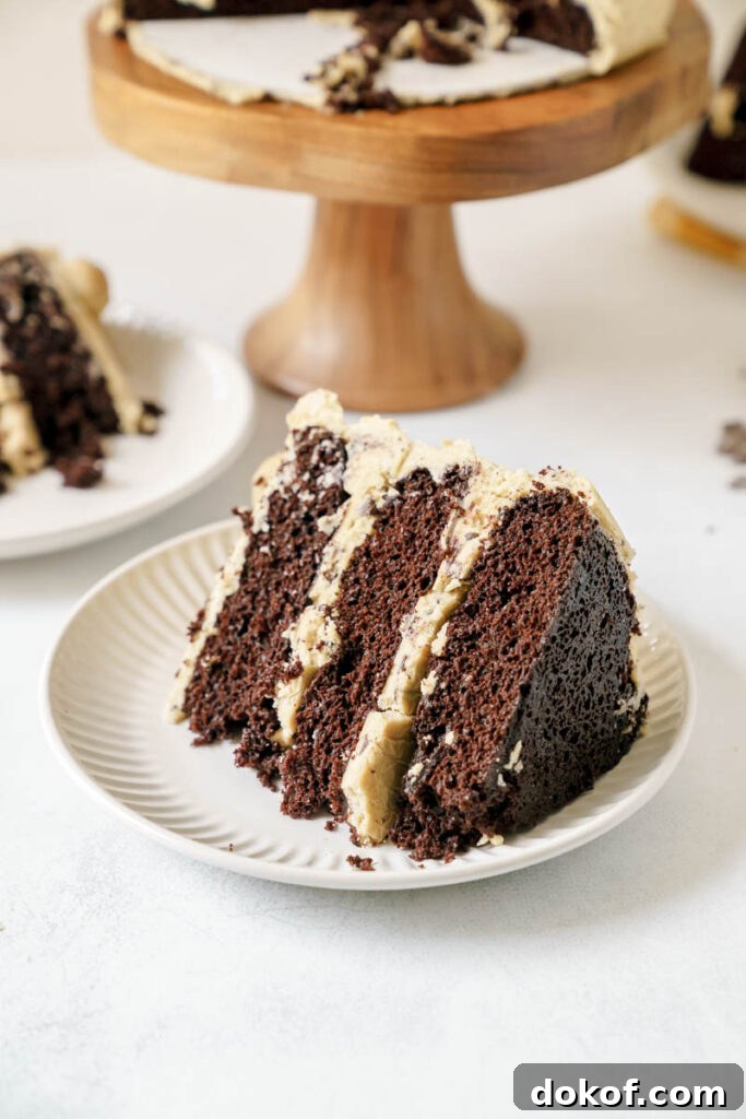 Chocolate cookie dough cake